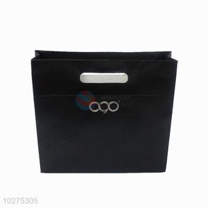 Factory price wholesale top quality black gift bag