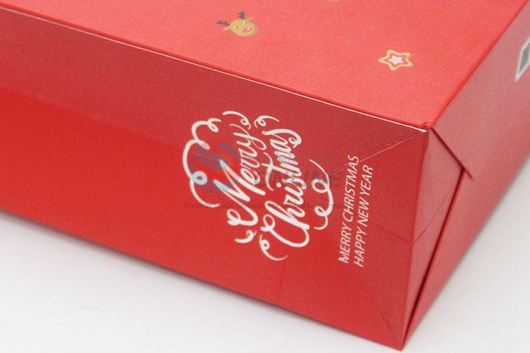 New style good cheap red Christmas gift bag