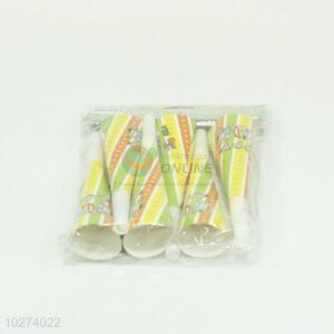 Streak Pattern Party Items Noise Maker Paper Horns