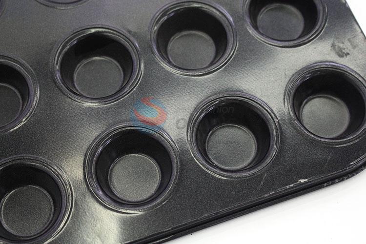 High Quality Cake Mold 24 Holes Cupcake Pan Iron Bakeware