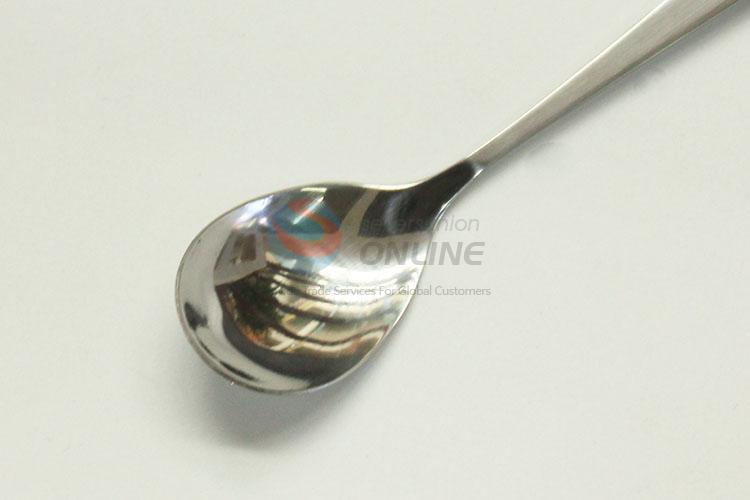 Silver high quality stainless steel coffee spoon