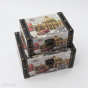 Direct Price 2pcs PU Storage Box