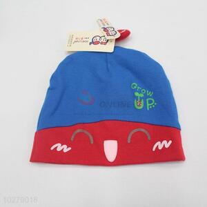 Funny smile face pattern newborn baby hats