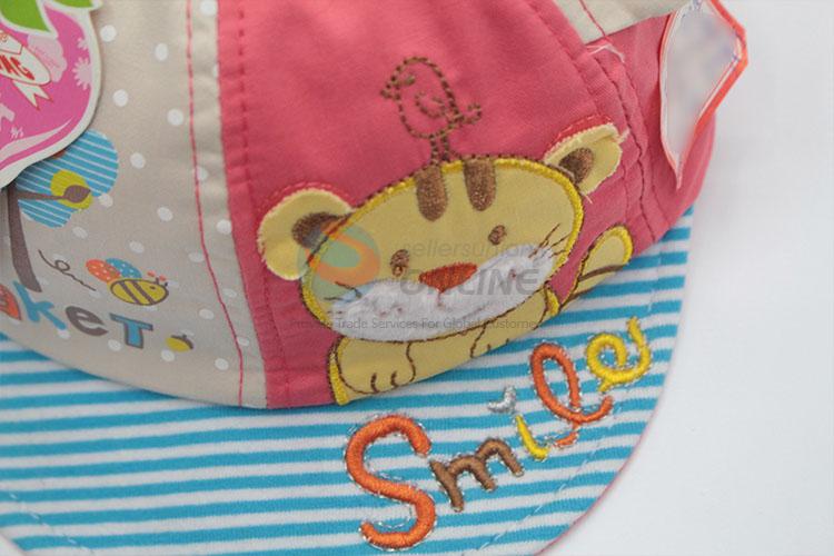 Cat pattern feeding-bottle baby baseball cap/sunhat