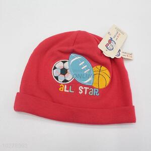 Top quality football pattern newborn baby hats