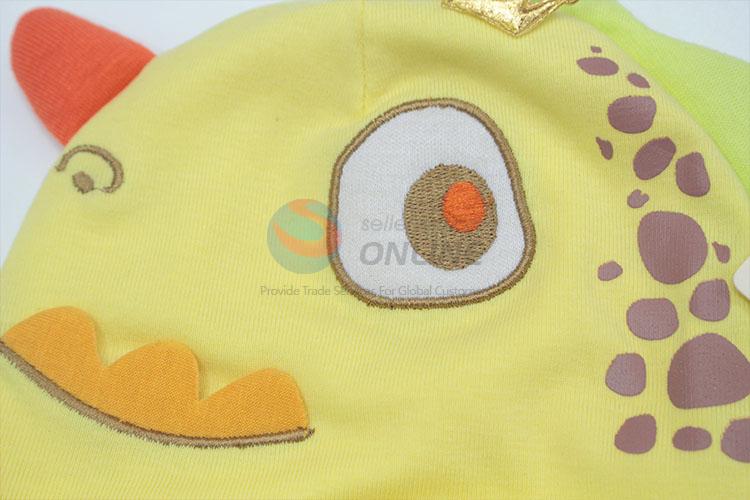 Colorful animal pattern newborn baby hats with crown