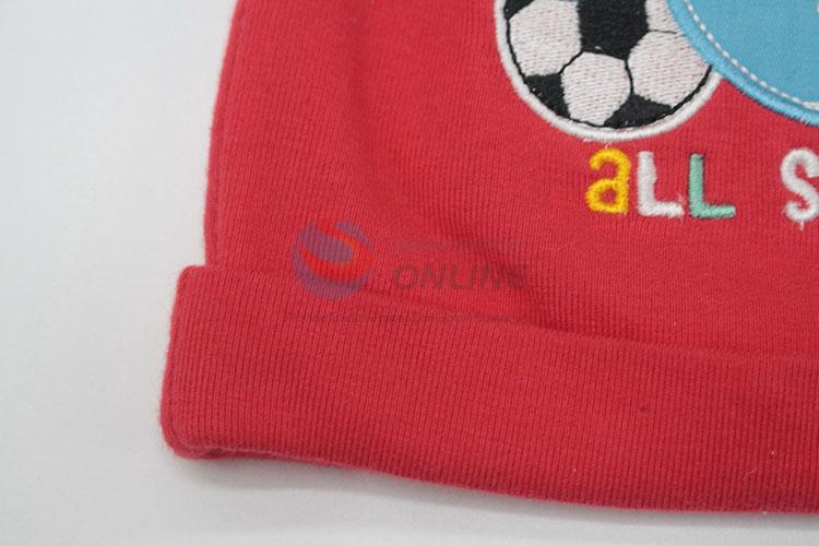 Top quality football pattern newborn baby hats