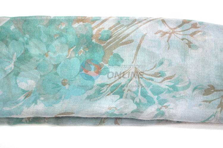 Decorative Light-colored Voile Scarf for Women