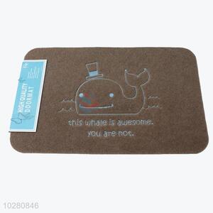 Cute Cartoon Whale Living Room Carpet Floor Mat