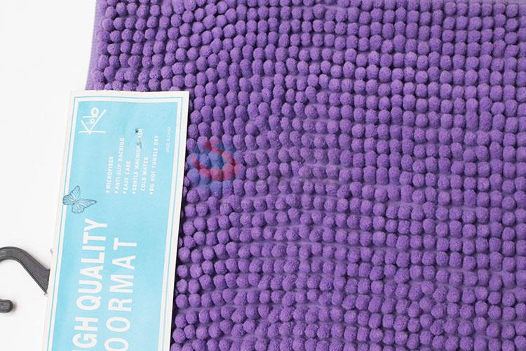 Utility and Durable Purple Color Plush Soft Rug Living Room Mat