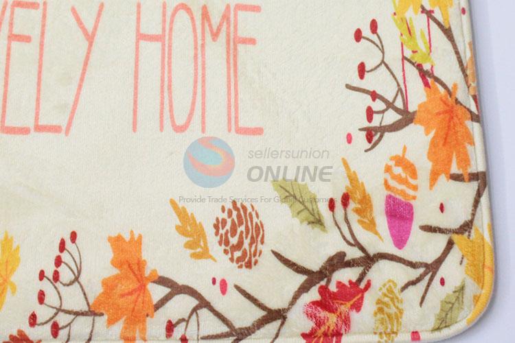 Promotional Gift Lovely Home Decoration Flannel Door Mat Bathroom Mats