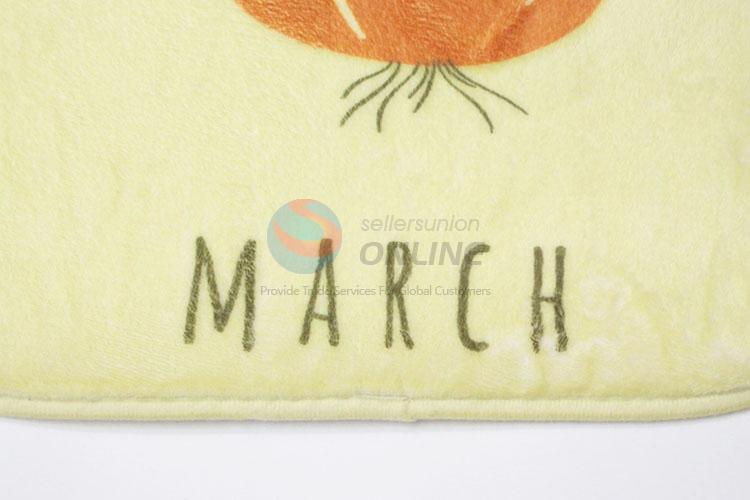 Fashion Square Shaped Onion Pattern Floor Mat Soft Rug