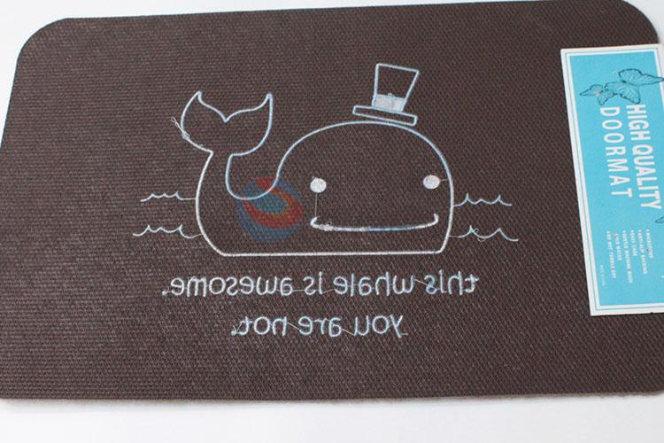 Cute Cartoon Whale Living Room Carpet Floor Mat