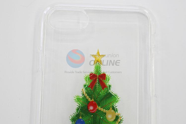 Wholesale Factory Chirstmas Tree Pattern Silicone Mobile Phone Shell for iphone