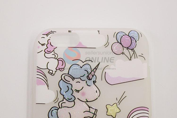 Wholesale Supplies Cartoon Unicorn Style Silicone Mobile Phone Shell for iphone