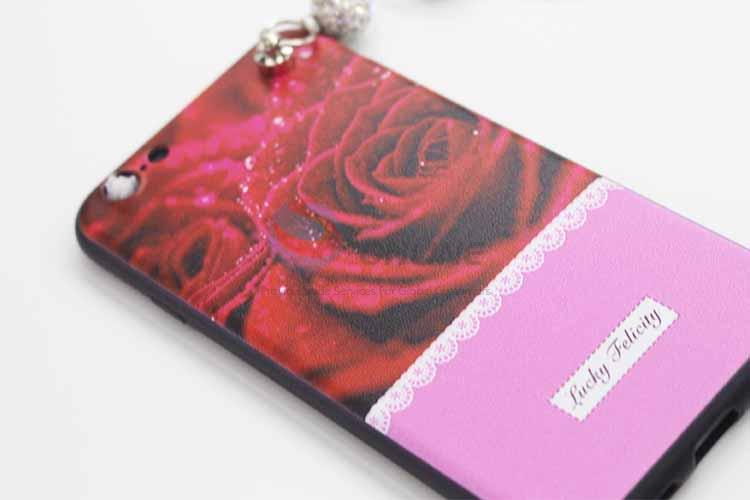 Red Rose Pattern Phone Accessories TUP Soft Mobile Phone Shell Phone Case For iphone6/6 Plus