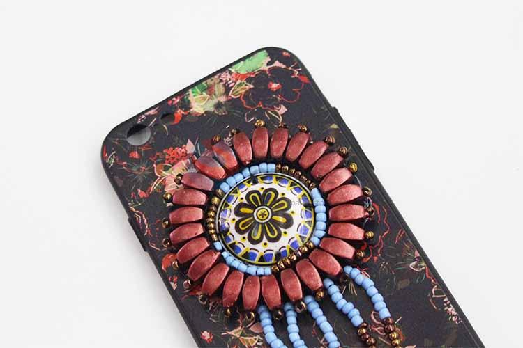 Black Ethnic Style Soft Mobile Phone Shell Phone Case For iphone6/6 Plus