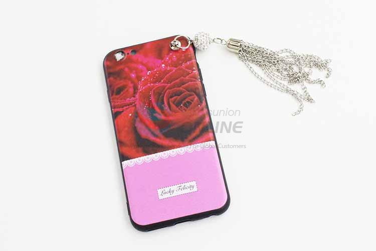 Red Rose Pattern Phone Accessories TUP Soft Mobile Phone Shell Phone Case For iphone6/6 Plus