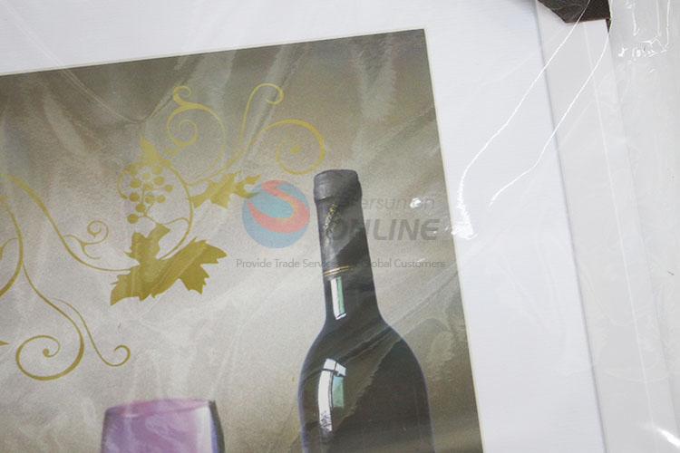 Cheap Price Wholesale Wine Bottles Pattern Wall Decorative Painting Crafts