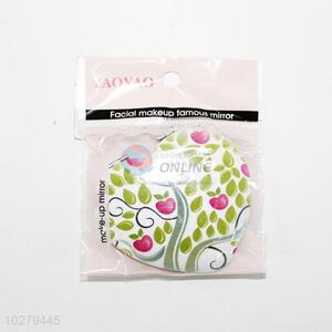 Fashion cute heart shape comestic mirror women folding pocket mirror