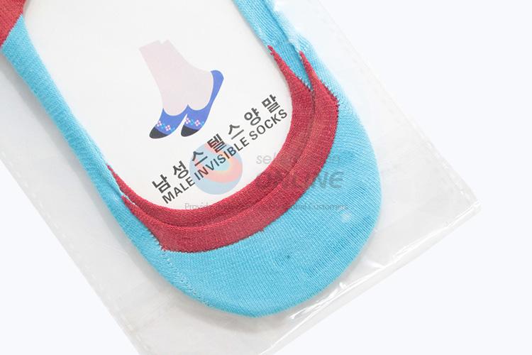 High quality promotional men summer cotton breathable low cut ped socks