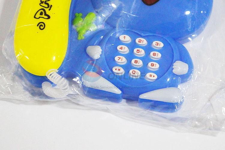 Lovely Cartoon Cat Shaped Plastic Children's Learning Fun Music Phone Toy