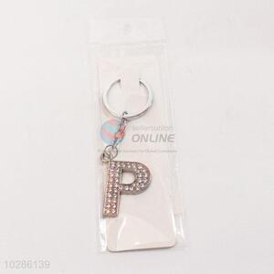 Wholesale low price best fashion P shape key chain