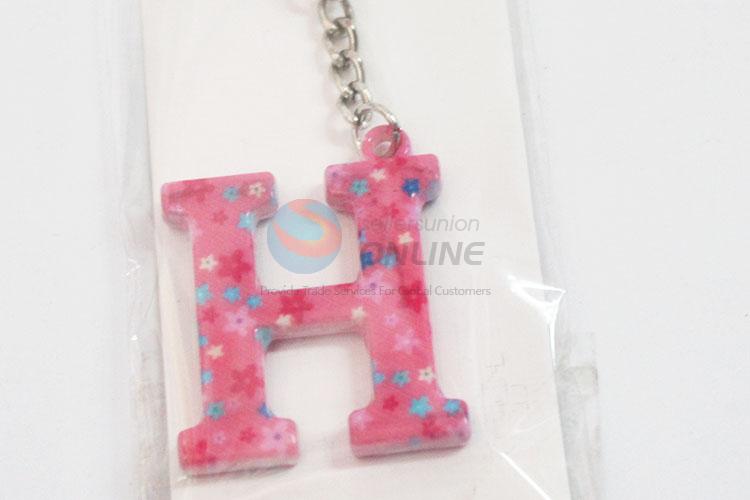 Top quality low price H shape key chain