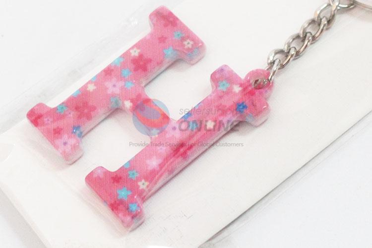 Top quality low price H shape key chain