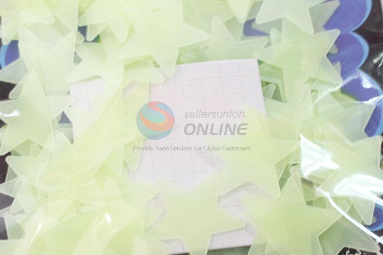 Low price top quality 100pcs star shape luminous stickers