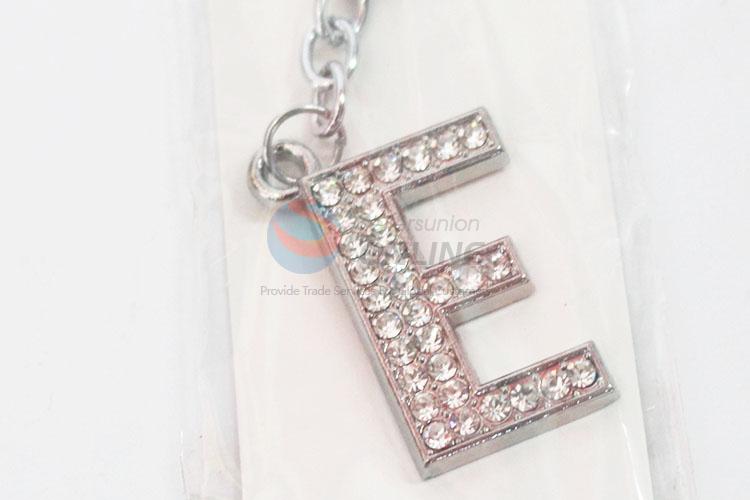 Wholesale low price best lovely E shape key chain