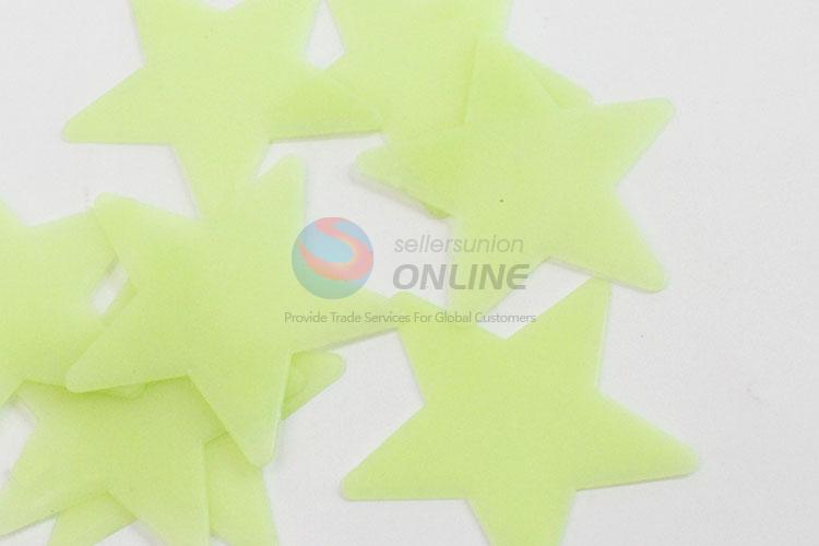 Top quality great 20pcs star shape luminous stickers