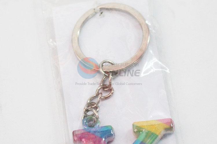 Great low price new style colorful K shape key chain