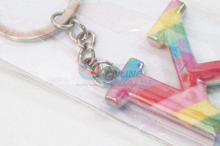 Great low price new style colorful K shape key chain