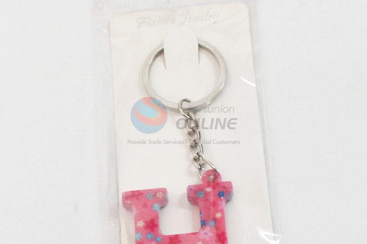 Top quality low price H shape key chain