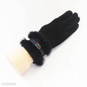 Top quality great black women glove