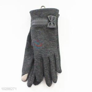 Good low price hot sales gray women glove