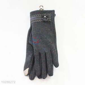 Promotional high quality gray women glove