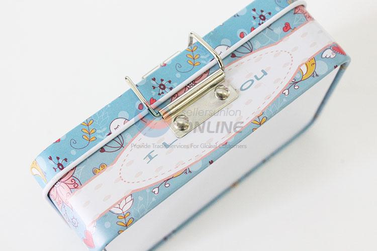 Multipurpose Double Layer Storage Box Tin Contain Storage Case