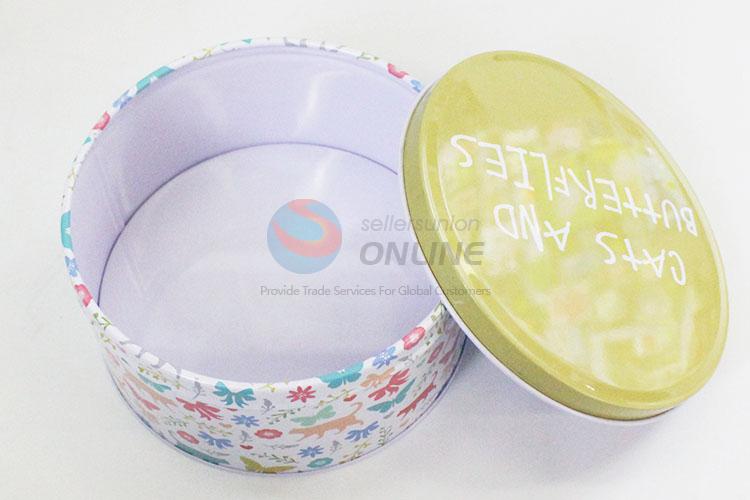 Circular Damp Proof Small Storage Bucket Colorful Storage Box