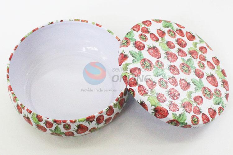 High-Grade Bowl Shape Storage Box Tin Can Storage Case