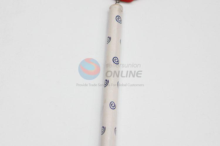 Wholesale Price New Design Pencil Silm Fish Shape Wooden Pencil,White And Red