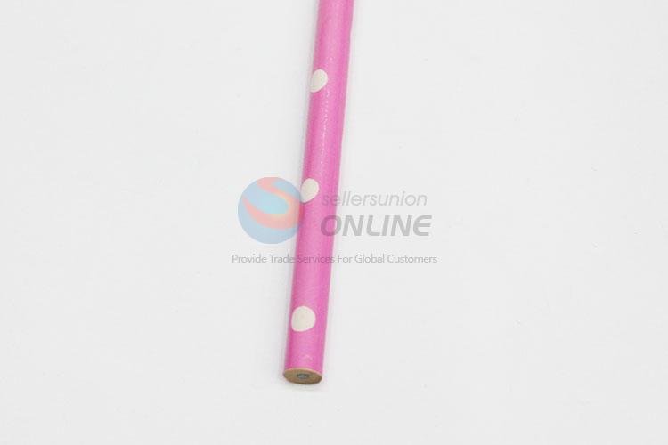 Wholesale Price Pencil Silm Round Smile Face Shape Wooden Pencil