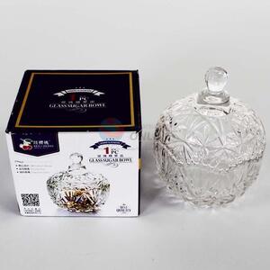 Top quality cheap high sales glass transparent candy jar