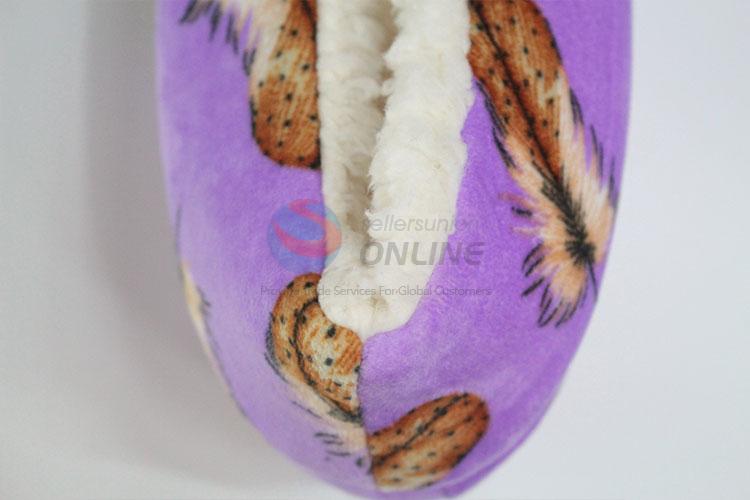 Eco-Friendly feather printed indoor ground sandals