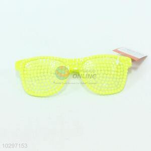 Good low price hot sales yellow party glasses