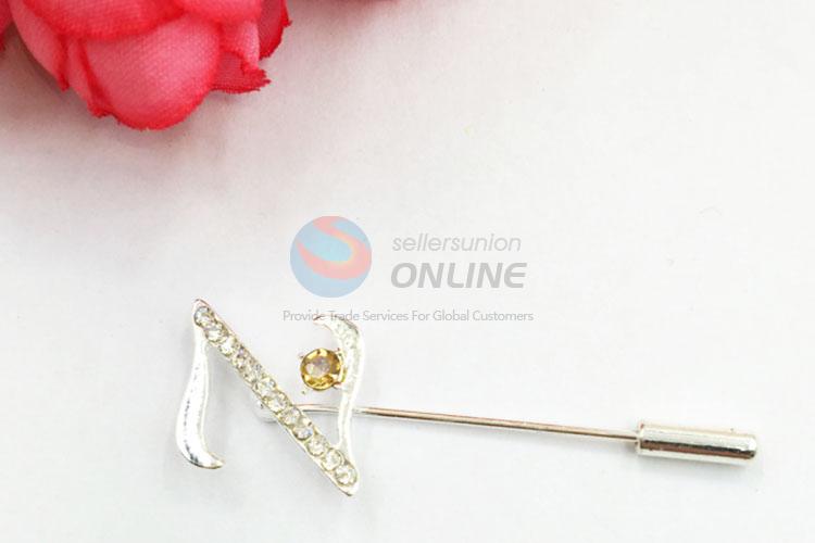 Decorative Rhinestone Brooch Pin with Low Price