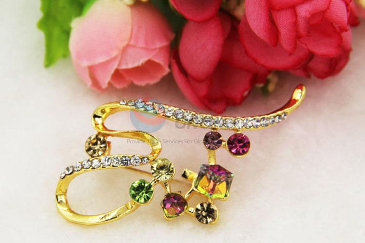 High Quality Rhinestone Brooch for Wedding Invitations