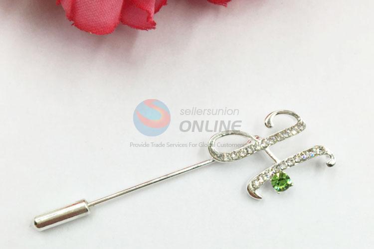 Decorative Rhinestone Brooch Pin for Promotion