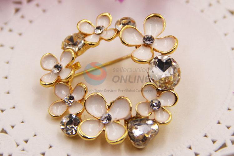 Factory Direct Crystal Rhinestone Breastpin Brooch Pin